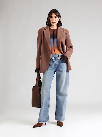 AGOLDE Široký strih Džínsy 'ARC' - Modrá