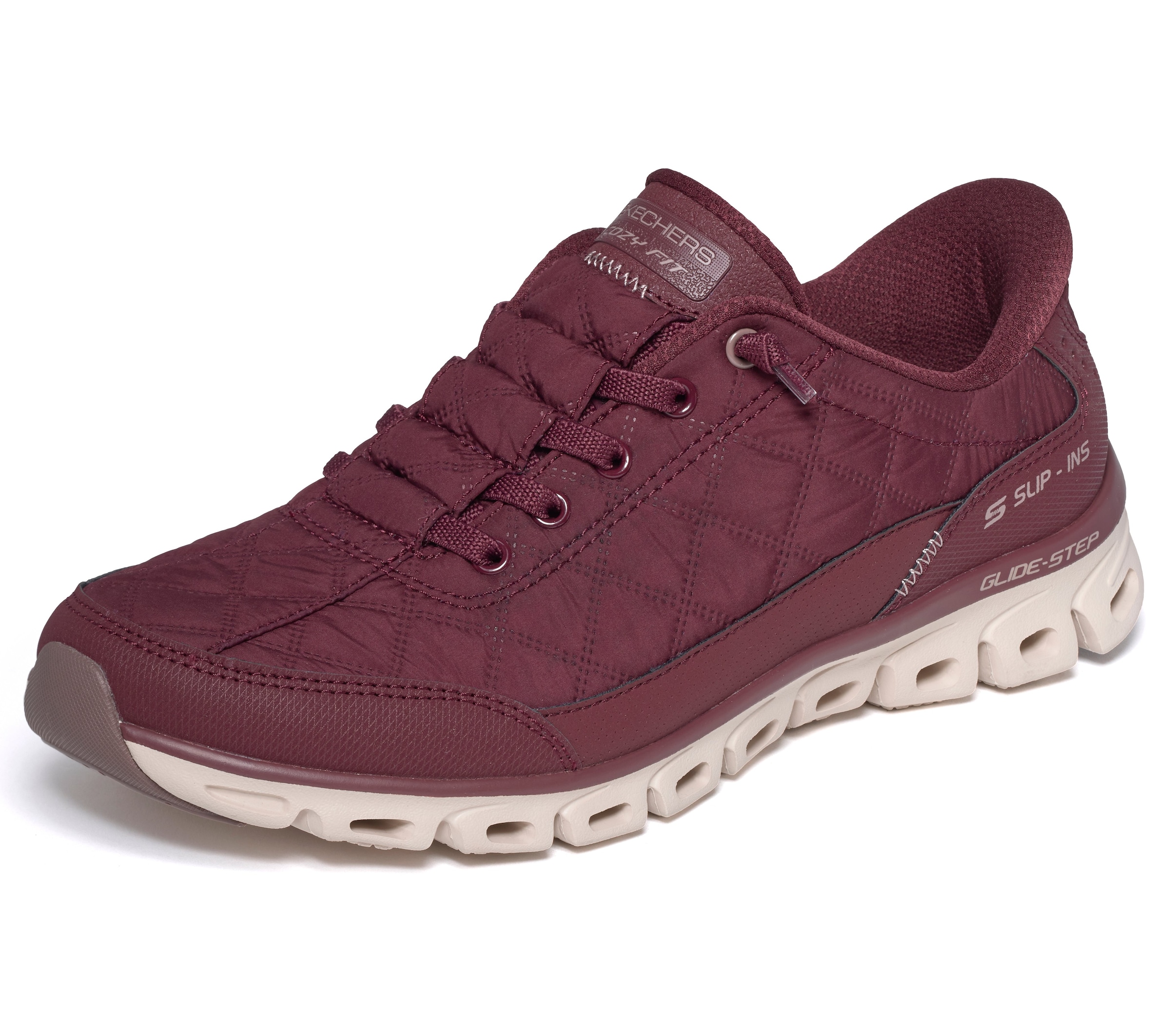 SKECHERS Slip-Ons in Red: front