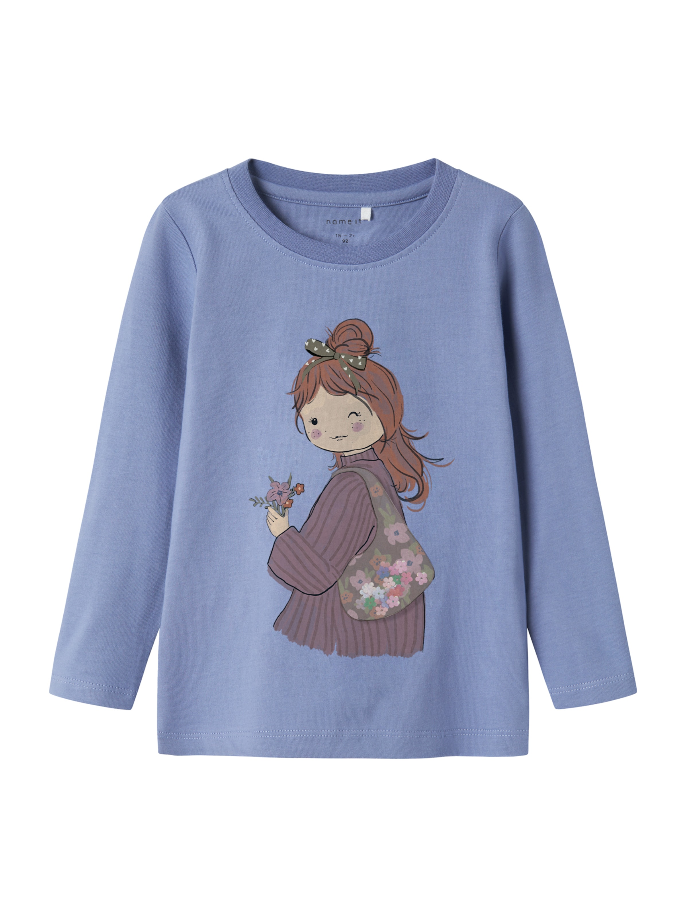 mėlyna NAME IT Marškinėliai 'NMFOTREA': priekis