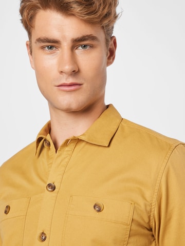 TOM TAILOR DENIM Regular Fit Skjorte i gul