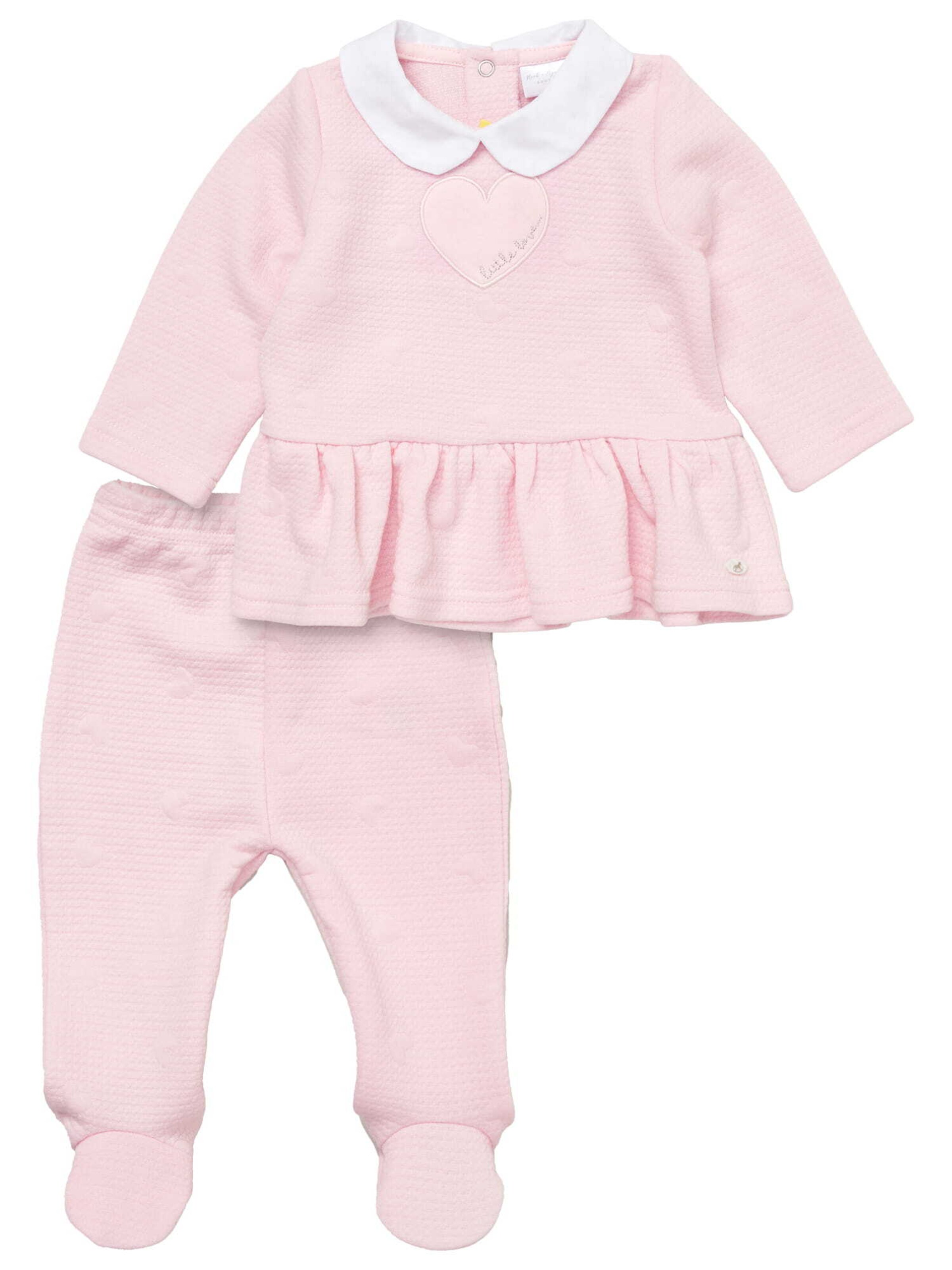 Set 'Herz' Rock a Bye Baby Boutique en rose : devant