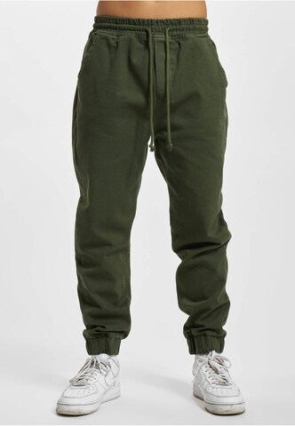 DEF Loose fit Cargo Jeans in Green: front