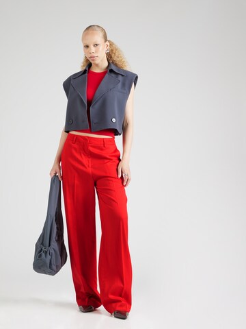 SCOTCH & SODA Loosefit Παντελόνι με τσάκιση 'Edie' σε κόκκινο