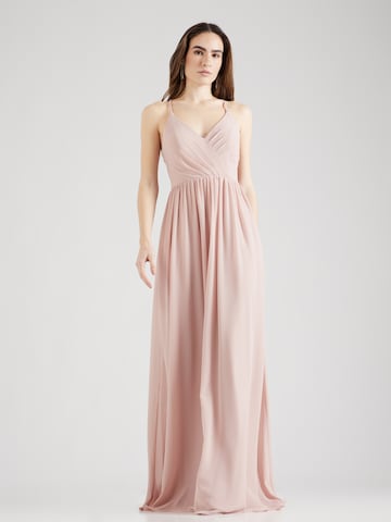 STAR NIGHT Βραδινό φόρεμα σε ροζ: μπροστά