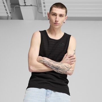 PUMA Funktionsshirt 'Essentials' in Schwarz: Vorderseite