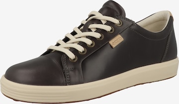 ECCO Lace-Up Shoes 'Soft 7' in Black: front