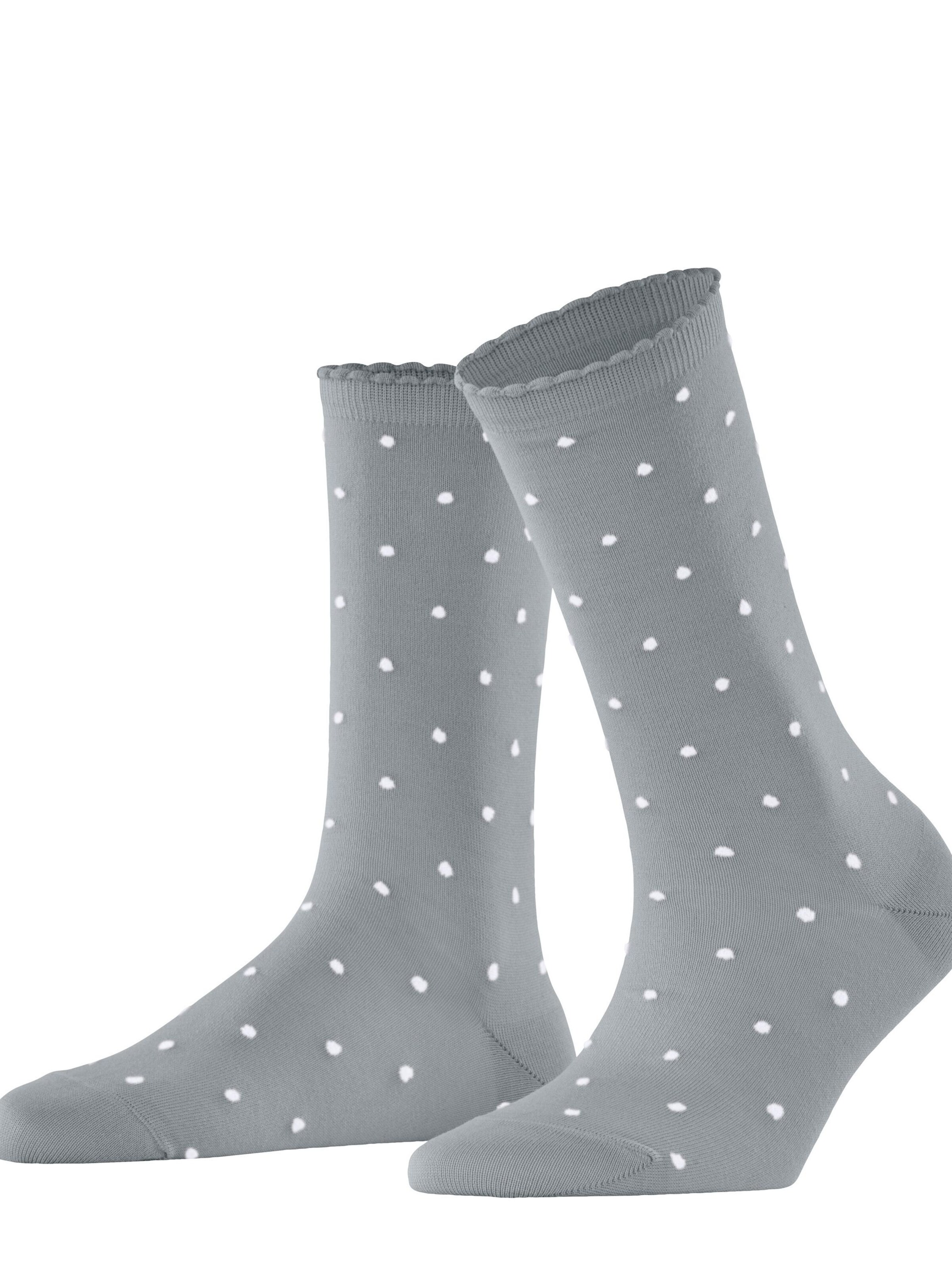 FALKE Socken 'Spike'‌‌‌ in Silber: Vorderseite
