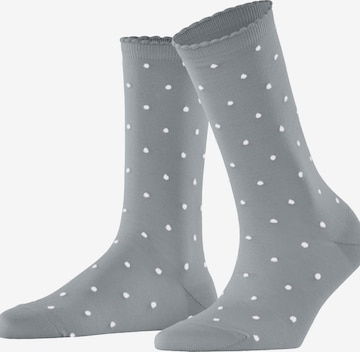 FALKE Socken 'Spike' in Silber: Vorderseite