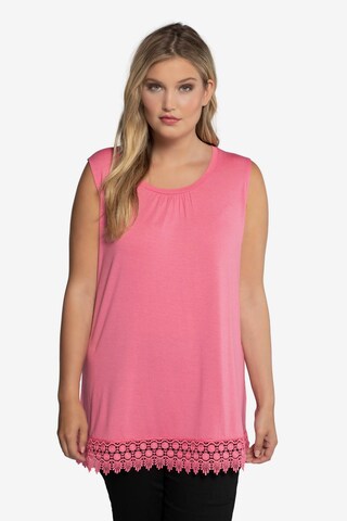 Ulla Popken Top in Roze: voorkant