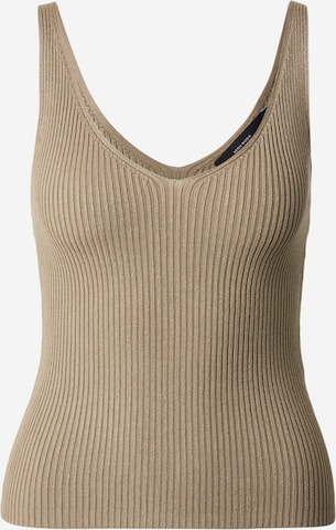 VERO MODA Knitted Top 'VMGLORY' in Green: front