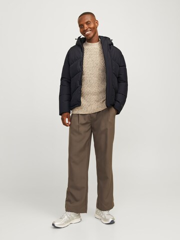 JACK & JONES Winterjas 'JJWORLD' in Zwart