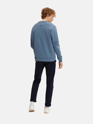 TOM TAILOR - Sweatshirt em azul