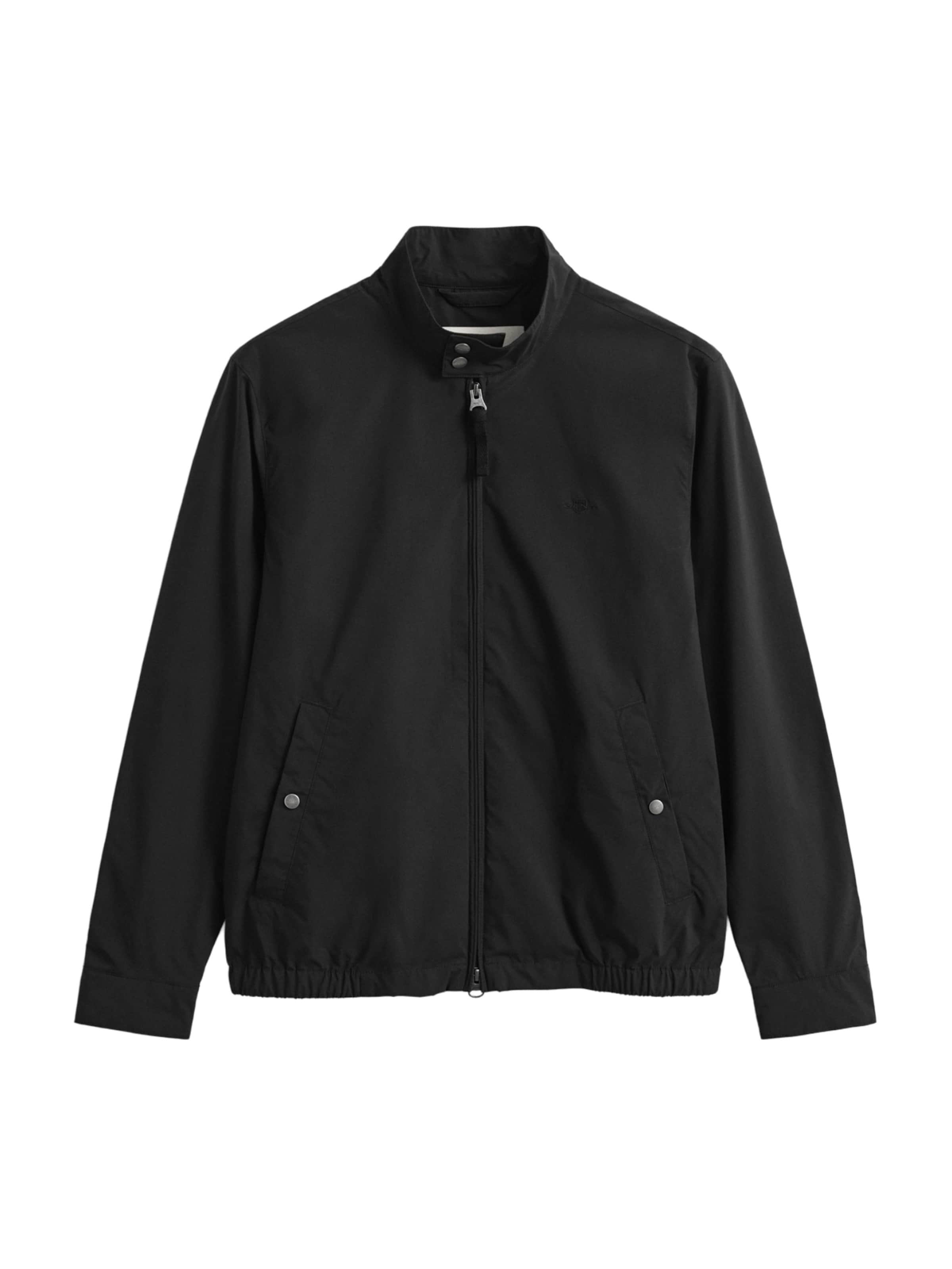 Geacă de primăvară-toamnă de la GANT pe negru: față