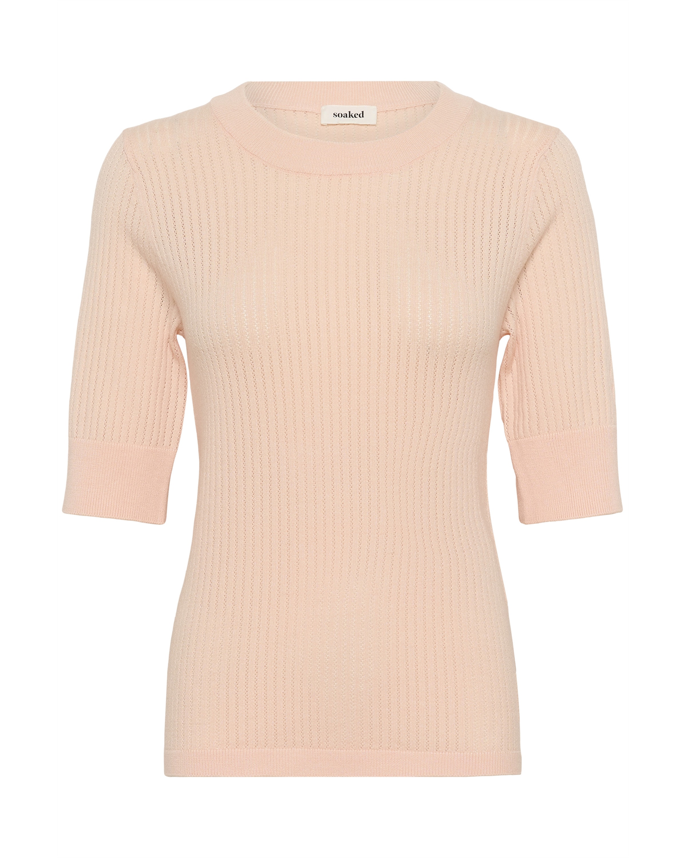 SOAKED IN LUXURY Pullover 'Spina' in Orange: Vorderseite