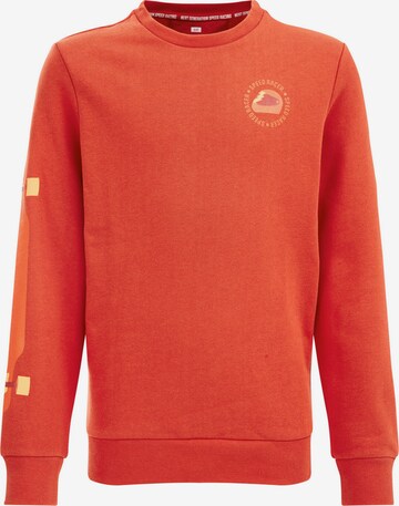 Sweat WE Fashion en orange : devant