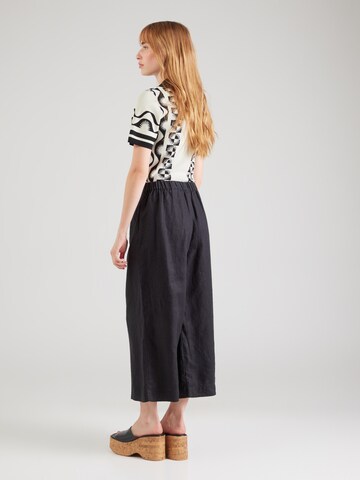 Wide leg Pantaloni cutați de la & Other Stories pe negru