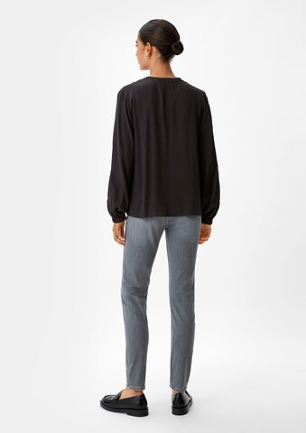 comma casual identity Blouse in Zwart