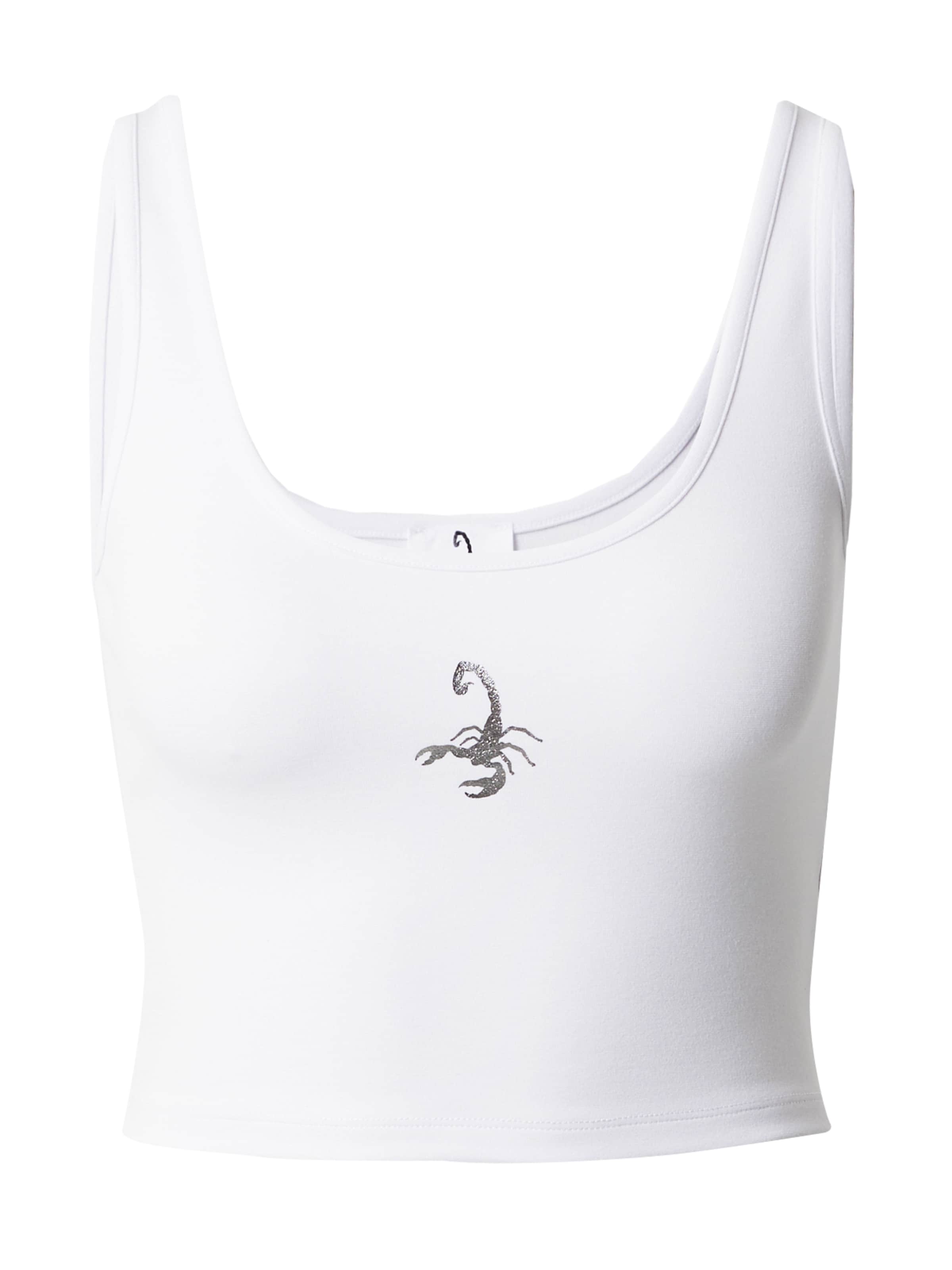 VIERVIER - Top 'Alisa' en blanco: frente