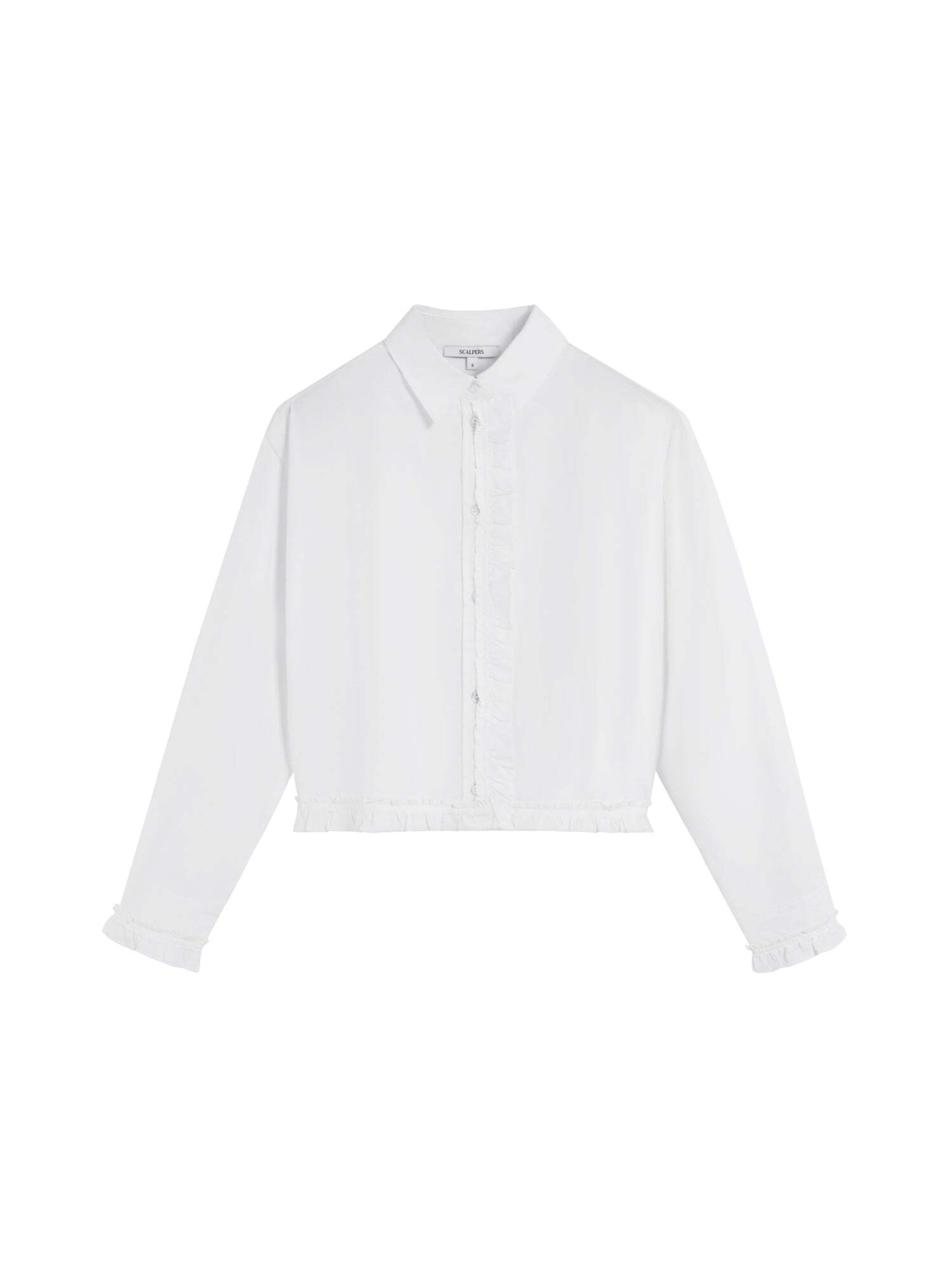 Scalpers Tričko ' ' - Biela: predná strana