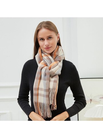 alberto cabale Halsduk 'VALENTINA' i beige: framsida