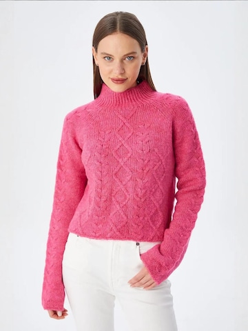 Pullover 'Pullover' di MixRay in rosa: frontale