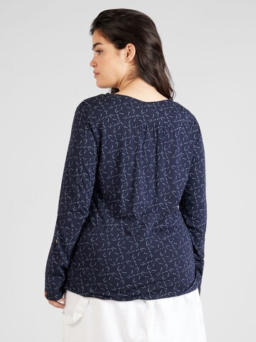 Ragwear Plus Shirt 'PINCHI DOTS' in Blue