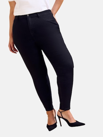 Skinny Jeggings di Friends Like These in nero: frontale