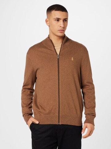 Vestes en maille Polo Ralph Lauren en marron : devant