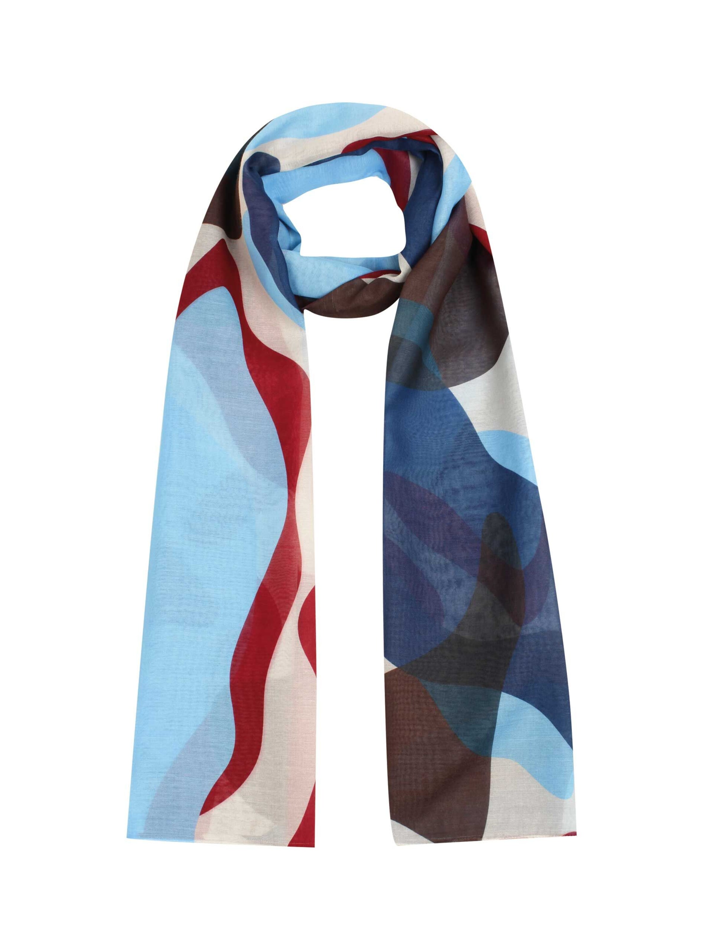 SAMAYA Scarf 'Flaherty' in Blue: front