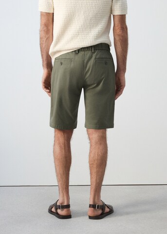 MANGO MAN Regular Shorts 'Gracia' in Grün