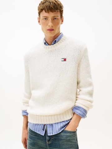 Pull-over Tommy Jeans en blanc : devant