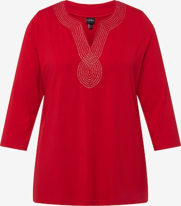 Ulla Popken Shirt in Rood: voorkant