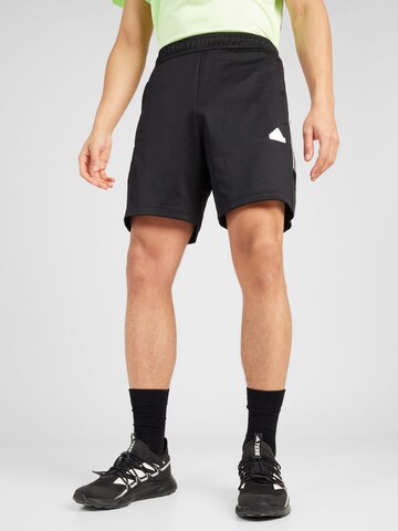 ADIDAS SPORTSWEAR Štandardný strih Športové nohavice 'Tiro' - Čierna: predná strana