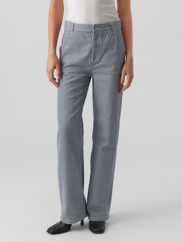 VERO MODA Wide leg Jeans in Grey: front