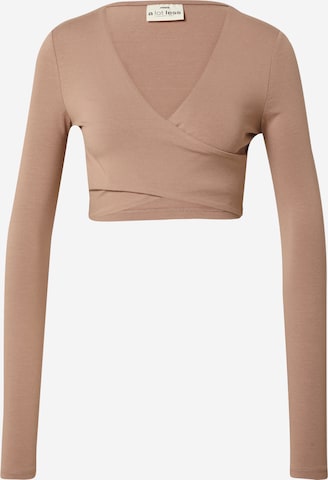 A LOT LESS Shirt 'Ivana' in Brown: front