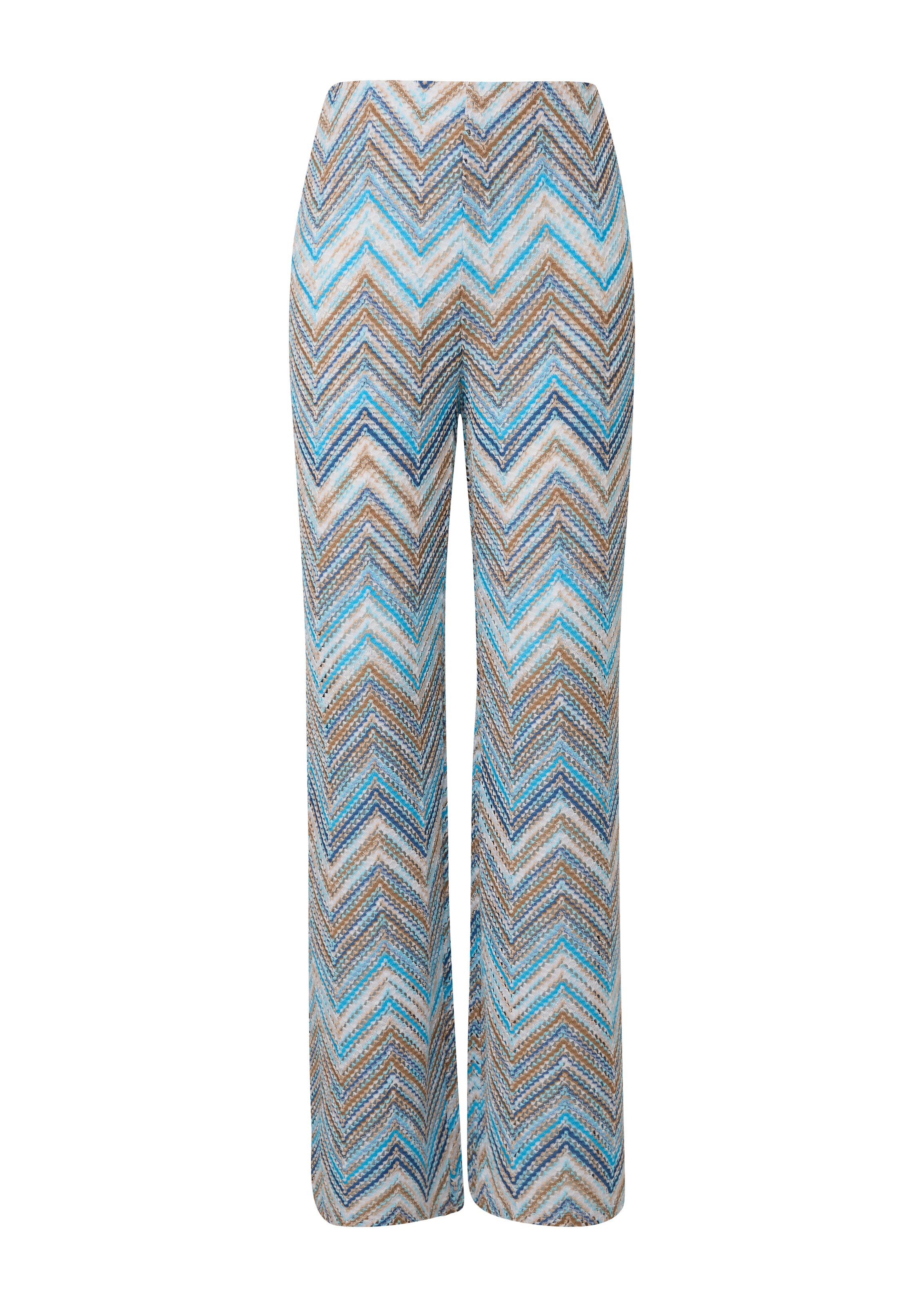 s.Oliver BLACK LABEL Wide Leg Hose in Blau: Vorderseite