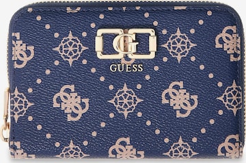 GUESS Wallet 'Emelie' in Blue: front