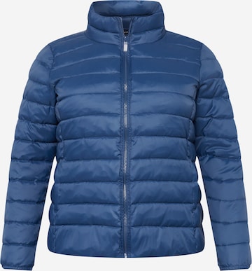 ONLY Carmakoma Between-Season Jacket 'Tahoe' in Blue: front