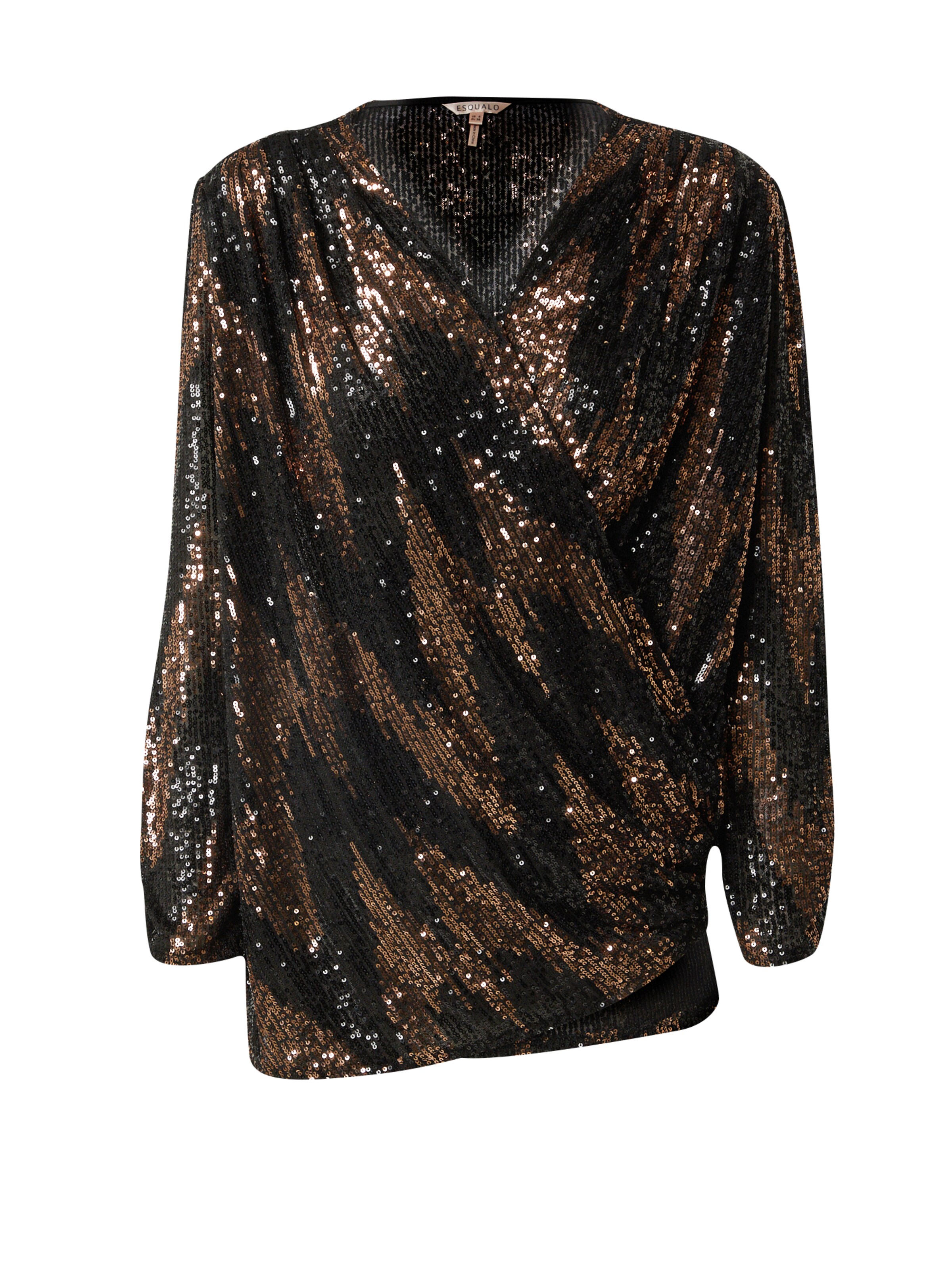 Esqualo Μπλούζα σε μαύρο: μπροστά
