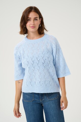 Kaffe Trui 'Tiana' in Blauw: voorkant