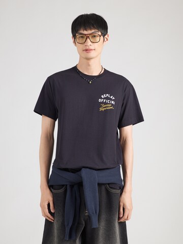 Tricou de la REPLAY pe gri