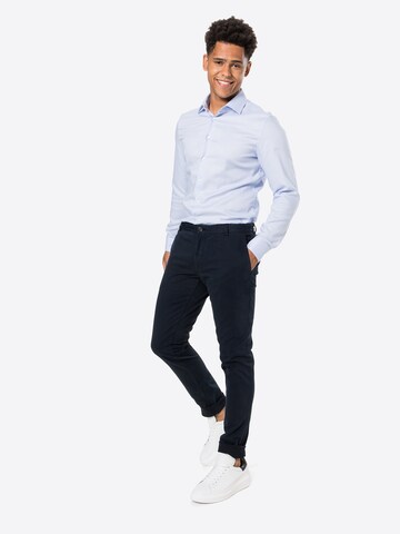 Tiger of Sweden Slimfit Hose 'TRANSIT 4.' in Blau