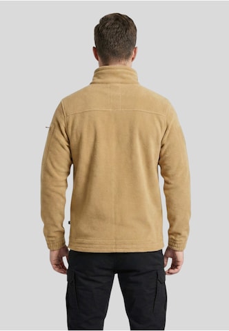 Brandit Fleecejacke 'Combat' in Beige