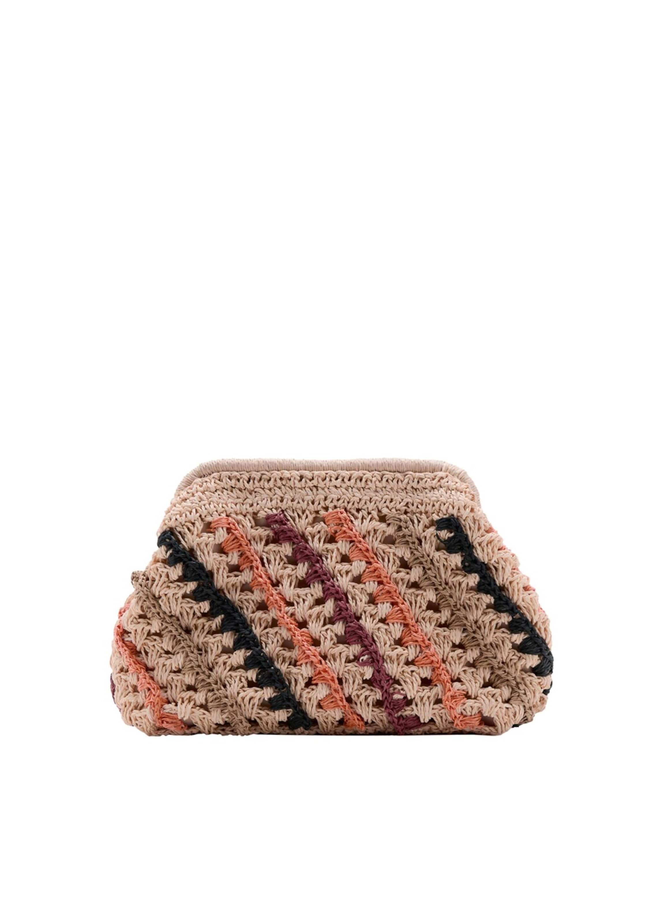 MANGO TEEN Clutch 'Ziggy' in Yellow: front