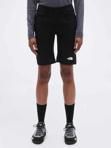 THE NORTH FACE - regular Pantalón deportivo en negro: frente
