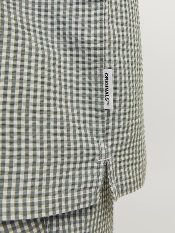 JACK & JONES - Ajuste confortable Camisa 'Easter Palma' en verde