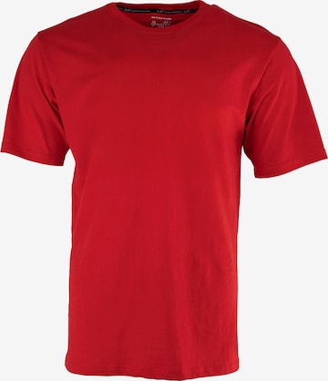 Qualle Shirt 'Basic Respekt' in Red: front