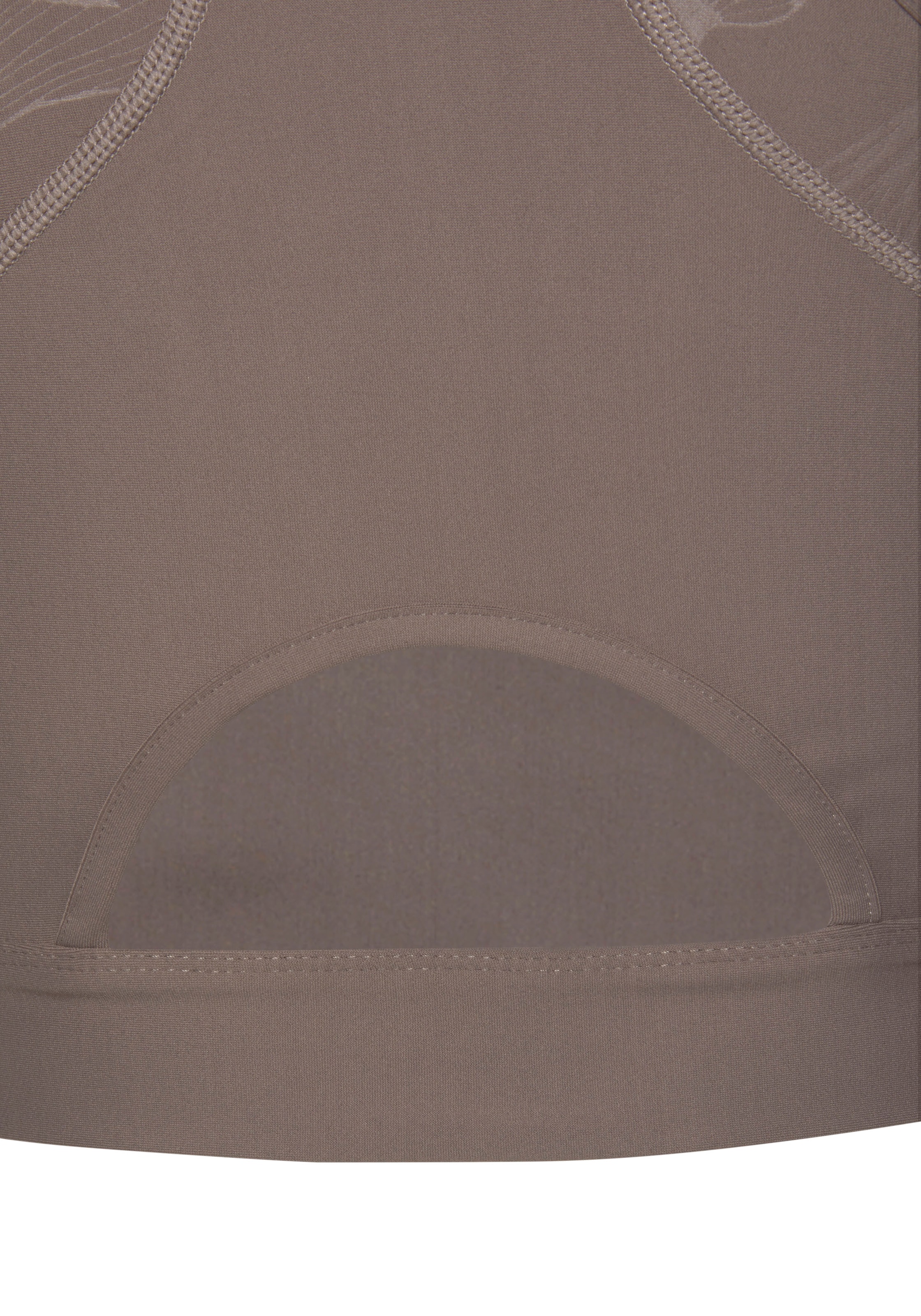 LASCANA ACTIVE Sportovní top – hnědá