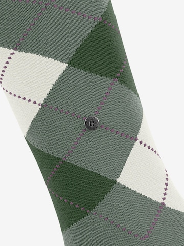 BURLINGTON Over the Knee Socks 'Marylebone' in Green: front