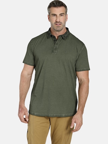 T-Shirt ' Earl Kinnet ' Charles Colby en vert : devant